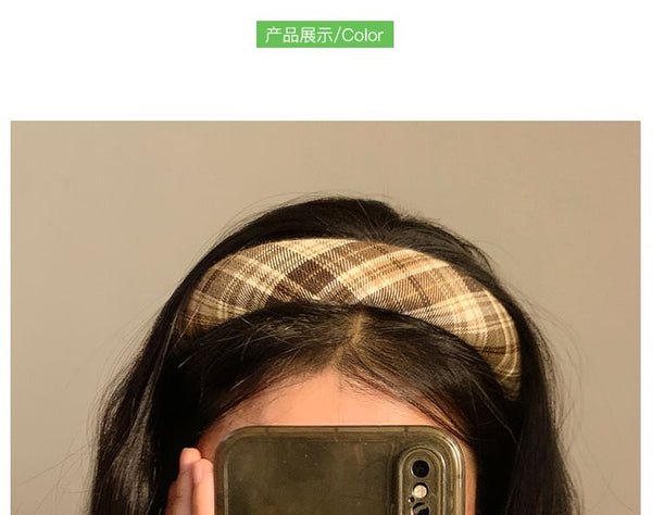 Headband Plaid FashionChic