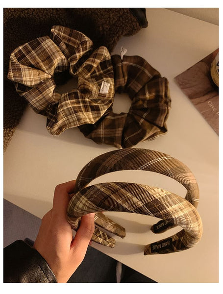 Headband Plaid FashionChic