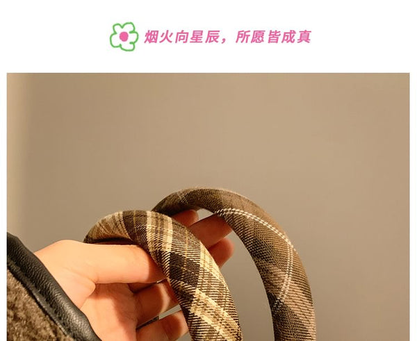 Headband Plaid FashionChic