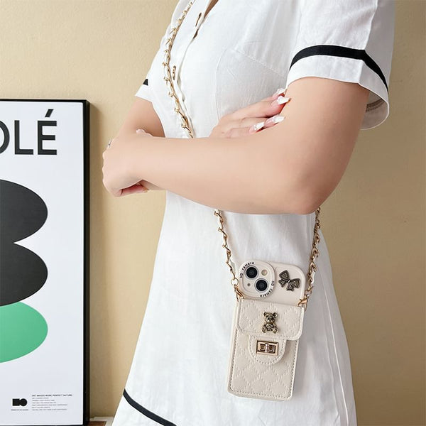 Phone Holder Case Bear Card FashionChic