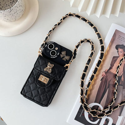 Phone Holder Case Bear Card FashionChic