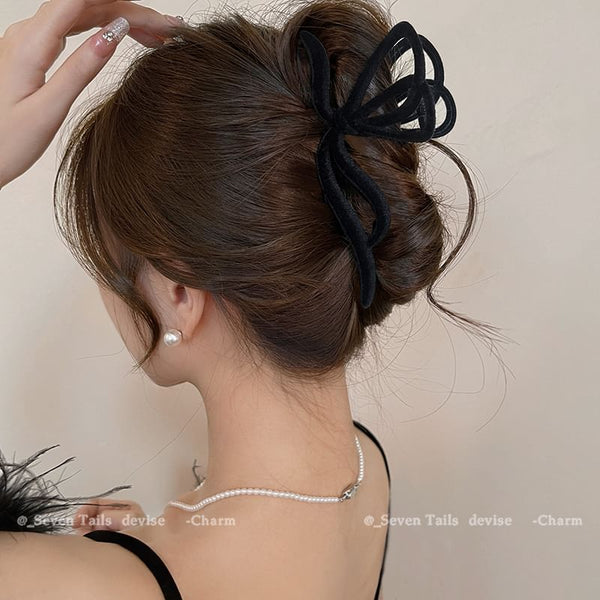 Velvet Hair Claw FashionChic