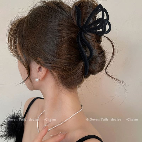 Velvet Hair Claw FashionChic