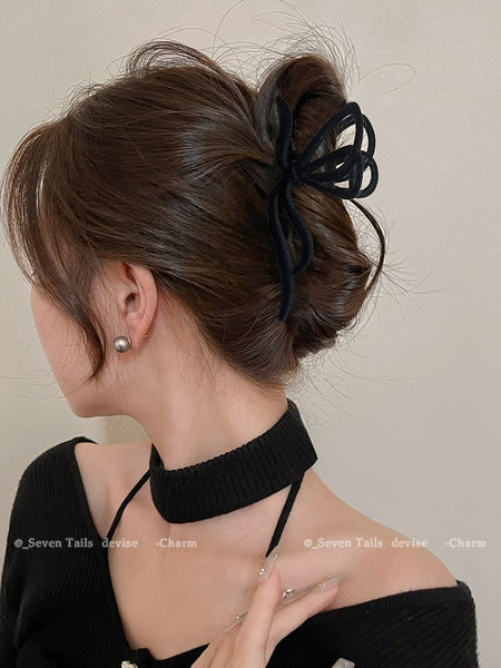 Velvet Hair Claw FashionChic