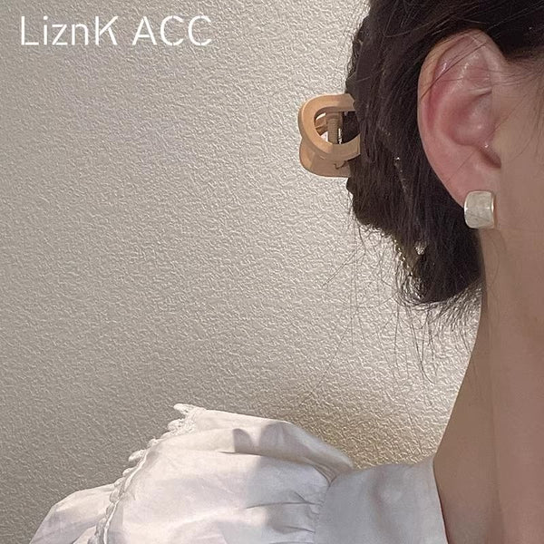 Stud Alloy Glaze Earring FashionChic