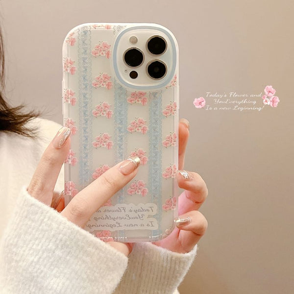 Case Lace Phone Print Floral FashionChic
