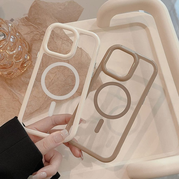 MagSafe Transparent Case Phone FashionChic