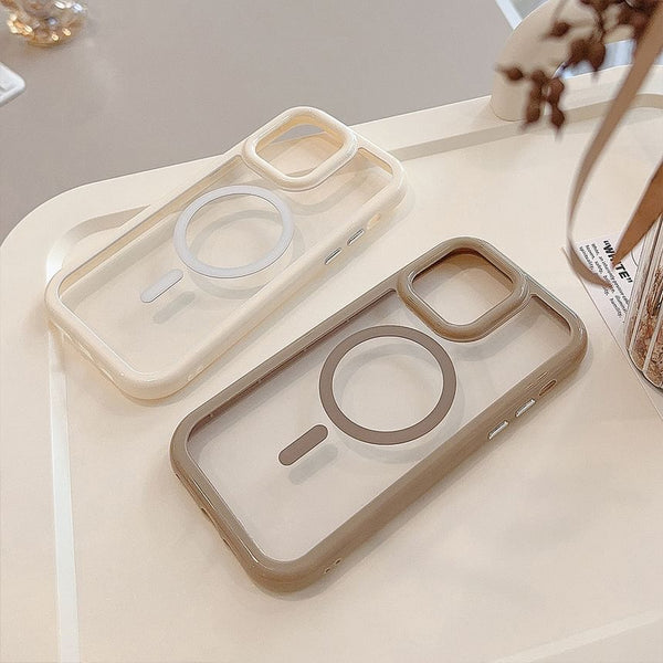 MagSafe Transparent Case Phone FashionChic