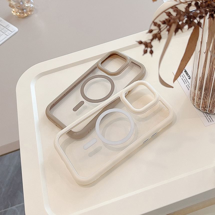 MagSafe Transparent Case Phone FashionChic