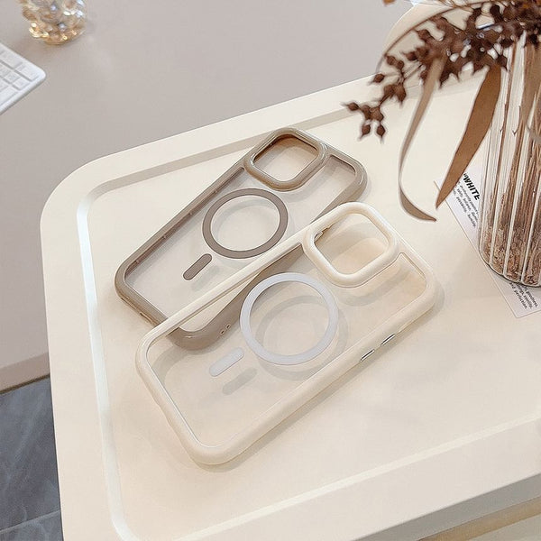 MagSafe Transparent Case Phone FashionChic