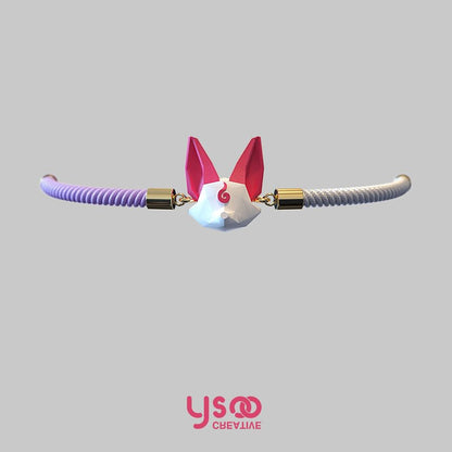 Poly Low Acrylic Fox Cord Bracelet FashionChic