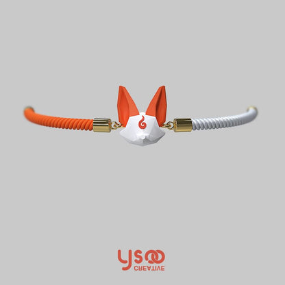 Poly Low Acrylic Fox Cord Bracelet FashionChic