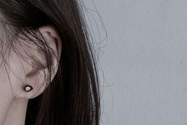 Geometric Ceramic Earring Stud FashionChic