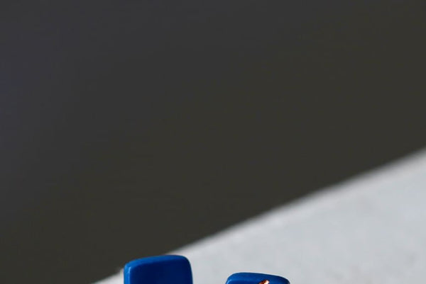 Earring Square Ceramic Stud FashionChic