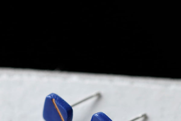 Earring Square Ceramic Stud FashionChic