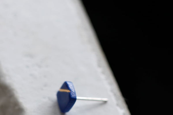 Earring Square Ceramic Stud FashionChic