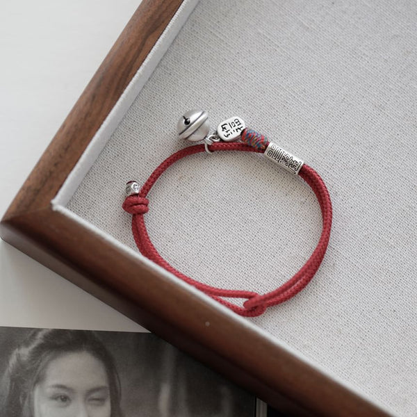 Bracelet Bell String Silver FashionChic