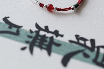 Agate Sterling Silver Bracelet Bead String FashionChic