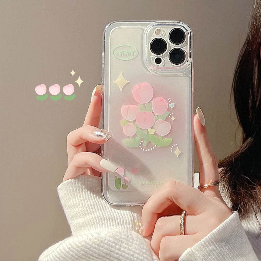 Tulip Holographic Phone Case FashionChic
