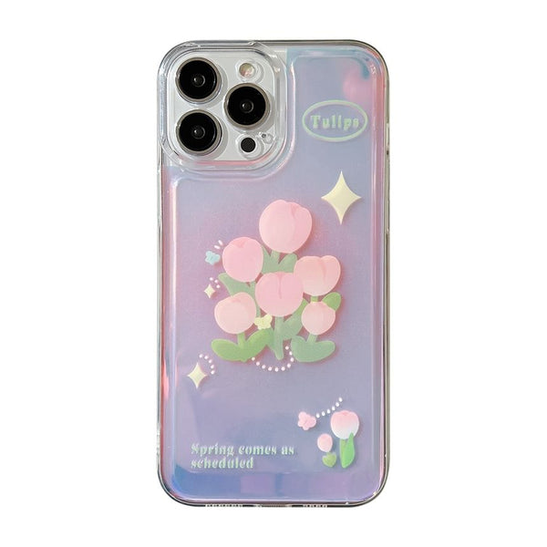 Tulip Holographic Phone Case FashionChic