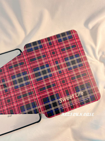iPad Plaid Case FashionChic