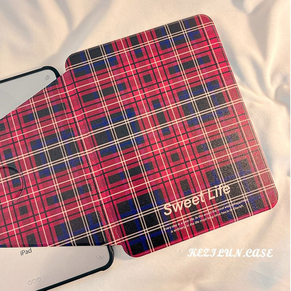 iPad Plaid Case FashionChic