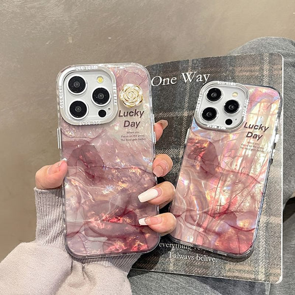Print Phone Floral Case Marble FashionChic