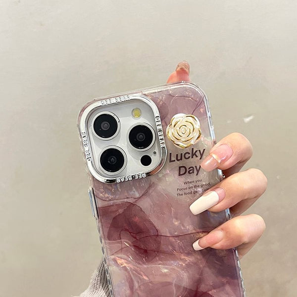 Print Phone Floral Case Marble FashionChic