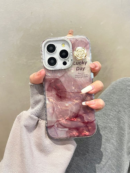 Print Phone Floral Case Marble FashionChic