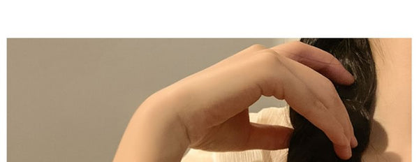 (Various / Designs) Tie Scrunchie Hair Pearl Clip Mesh Rose Faux FashionChic