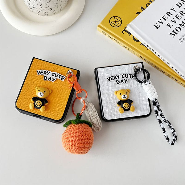 Lettering Phone Case Bear FashionChic