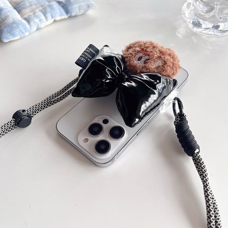 Phone Set Cookie Clip Lanyard Bow / FashionChic