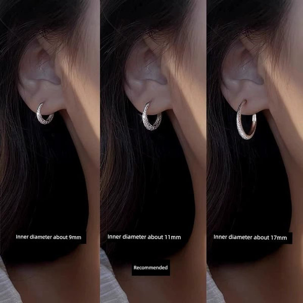 Designs) Sterling Silver (Various Earring Huggie FashionChic