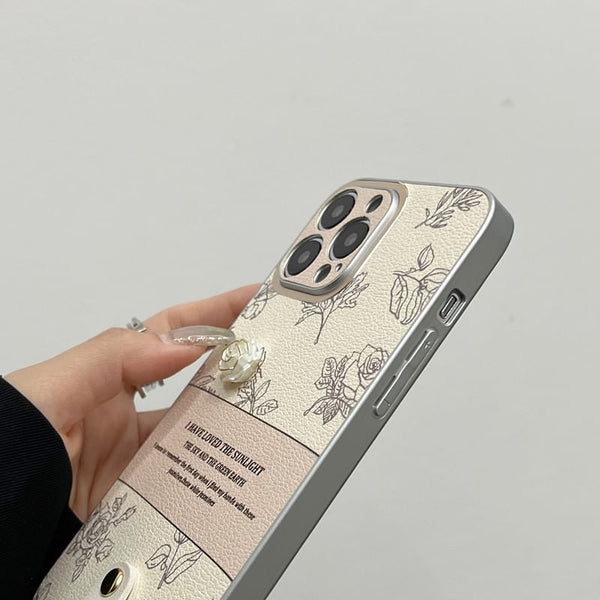 Pom Bell Case Phone Rose FashionChic