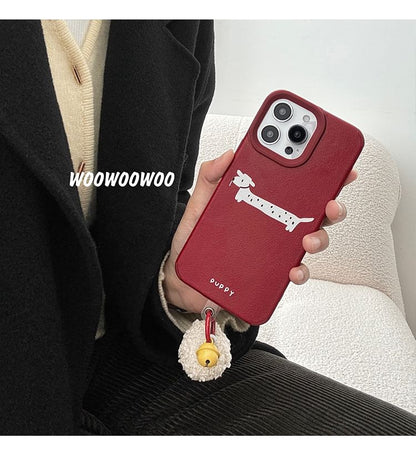 Pom Bell Dog Phone Case FashionChic