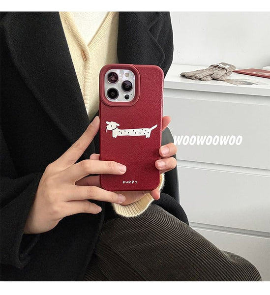 Pom Bell Dog Phone Case FashionChic