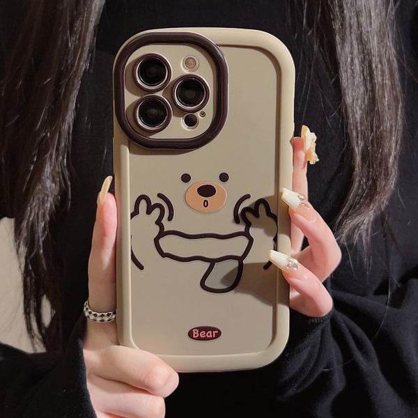 Print Bear Case Phone FashionChic