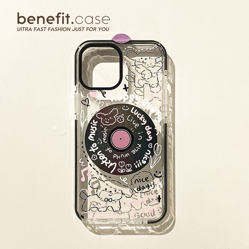 Phone Animal Case Vinyl Record FashionChic