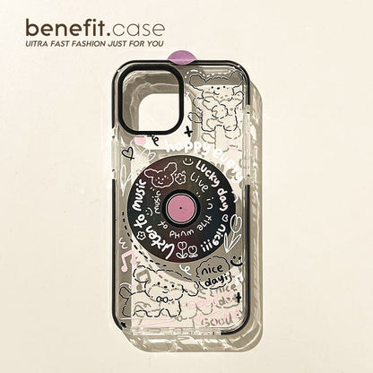 Phone Animal Case Vinyl Record FashionChic
