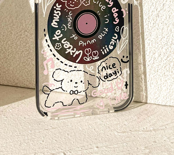 Phone Animal Case Vinyl Record FashionChic