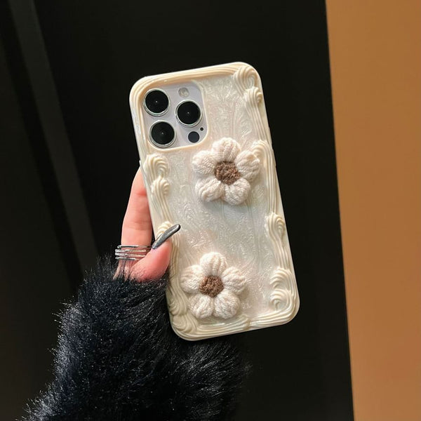 Yarn Case Floral Phone FashionChic