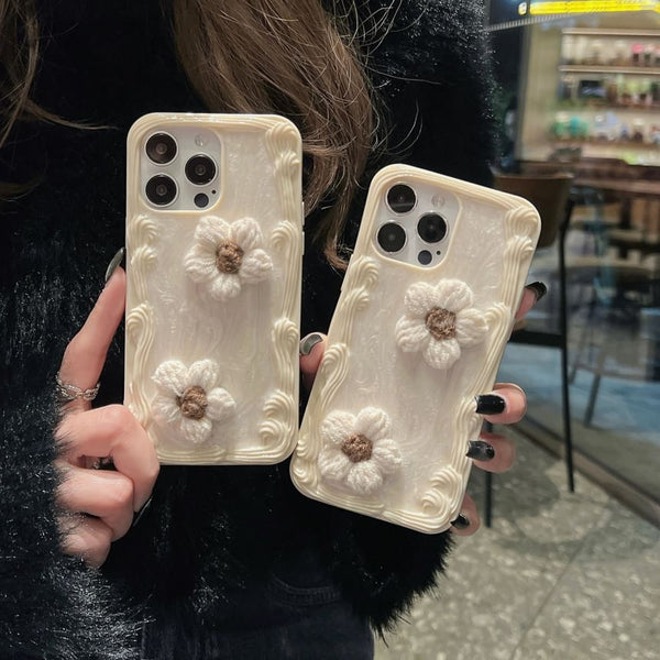 Yarn Case Floral Phone FashionChic