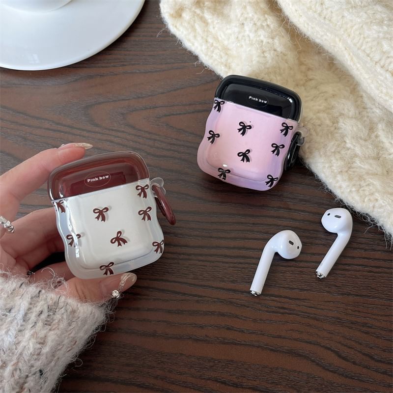 AirPods Case Bow / Earphone Skin Pro Two-Tone FashionChic