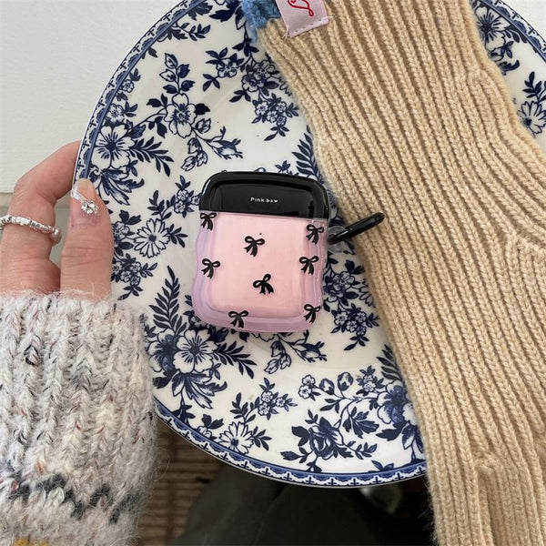 AirPods Case Bow / Earphone Skin Pro Two-Tone FashionChic