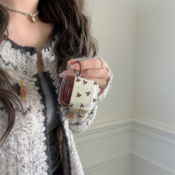 AirPods Case Bow / Earphone Skin Pro Two-Tone FashionChic