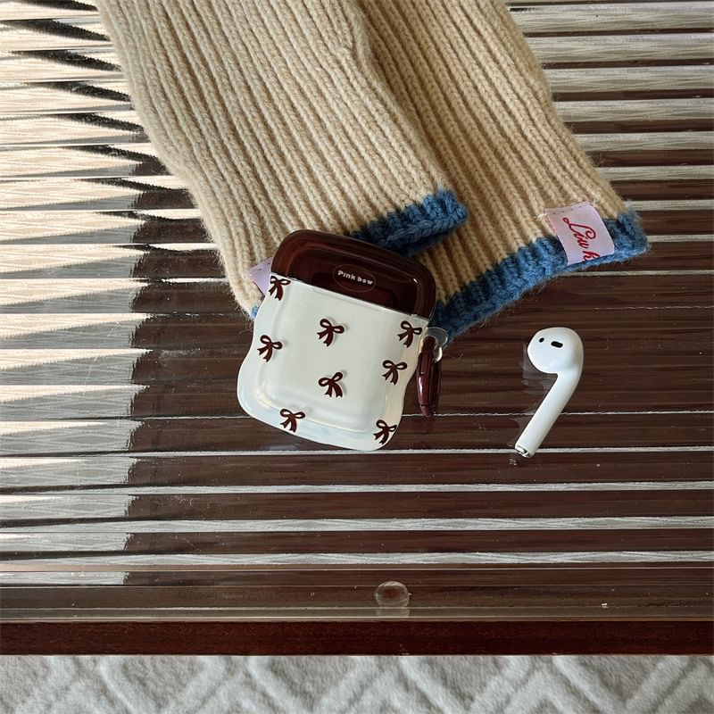 AirPods Case Bow / Earphone Skin Pro Two-Tone FashionChic