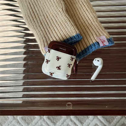 AirPods Case Bow / Earphone Skin Pro Two-Tone FashionChic