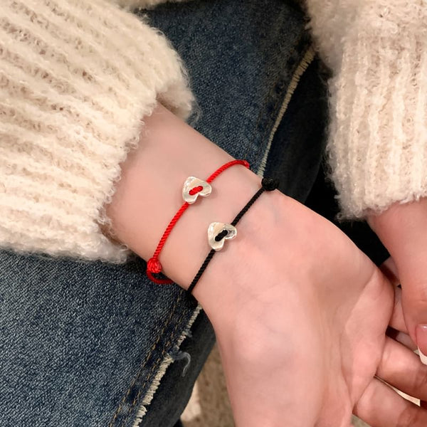 Bracelet Heart String Alloy FashionChic
