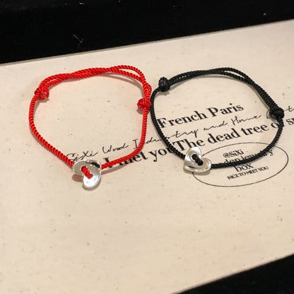 Bracelet Heart String Alloy FashionChic