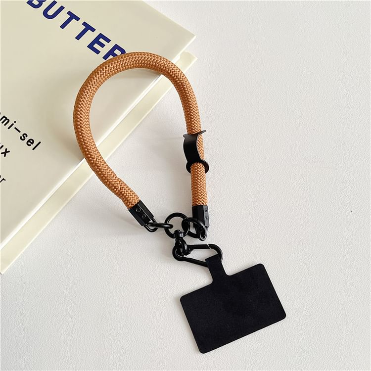Pad Strap with Lanyard Phone Plain FashionChic